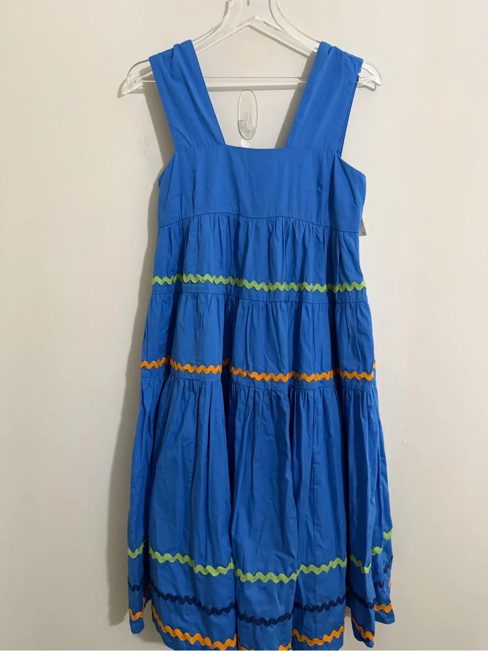 Anthropologie The Helena Square Neck Tiered Midi Dress NWT! - Picture 2 of 16